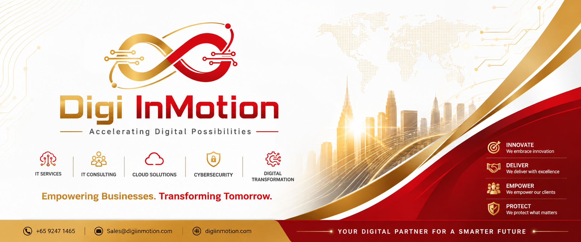 Digi InMotion corporate services banner